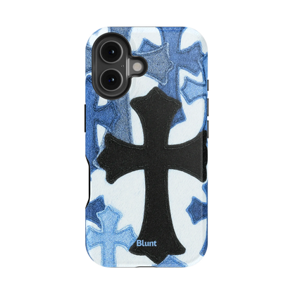 Denim Cross iPhone Case