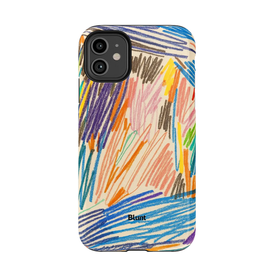 Static Lines iPhone Case