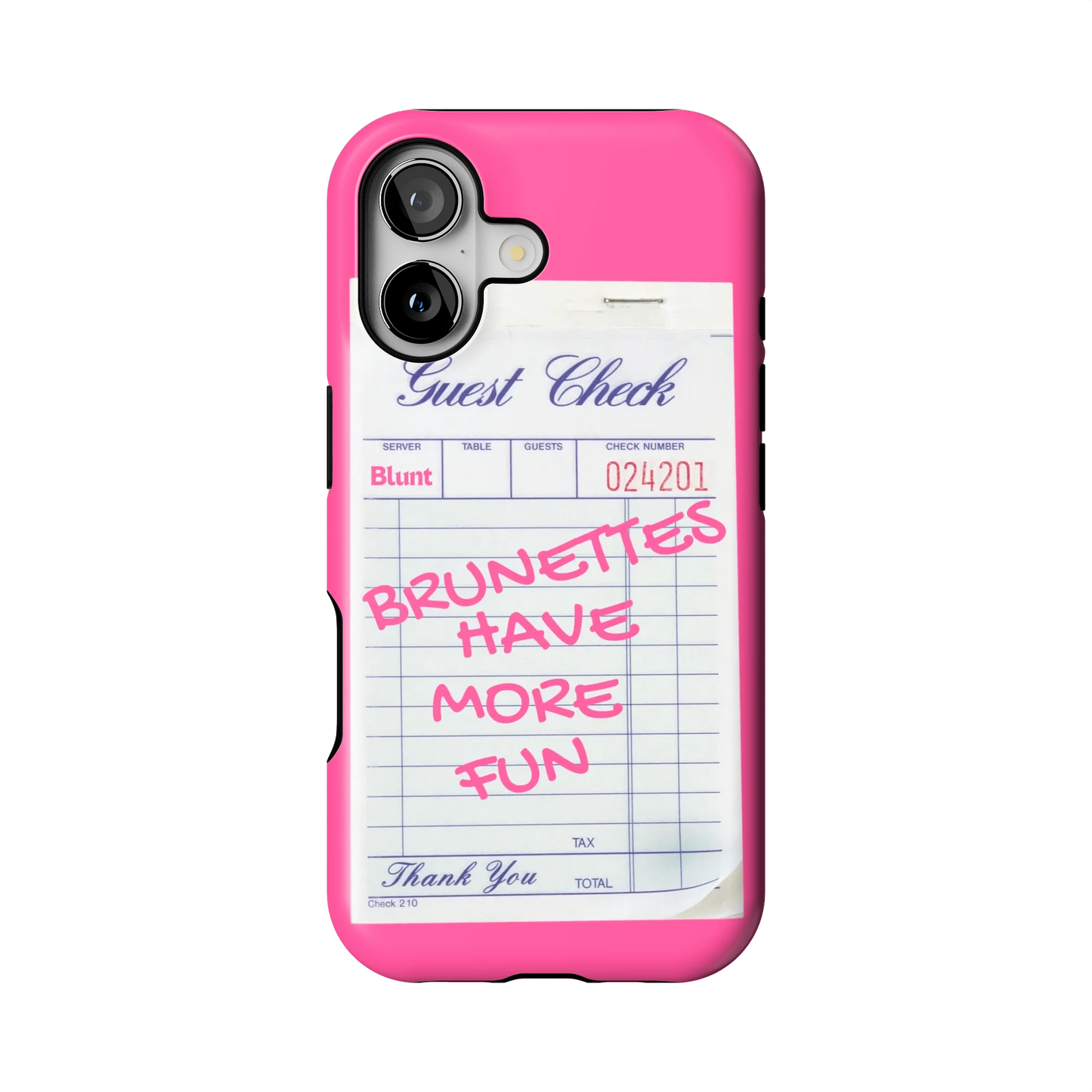 Brunettes Have More Fun iPhone Case