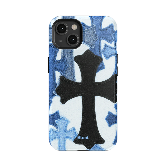 Denim Cross iPhone Case