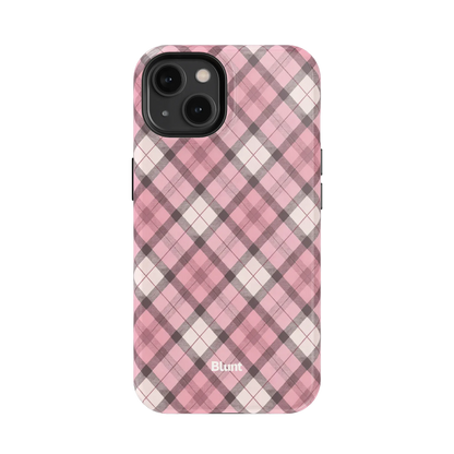 Pink Plaid iPhone Case