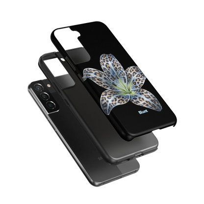 Blue-Leopard-Bloom-samsung-case-Galaxy S22 Plus-3