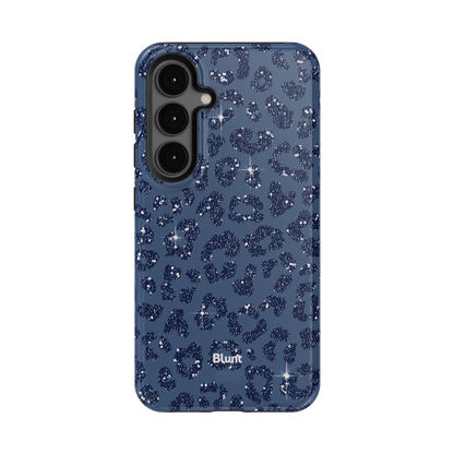 Blue Cheetah Print Samsung Case