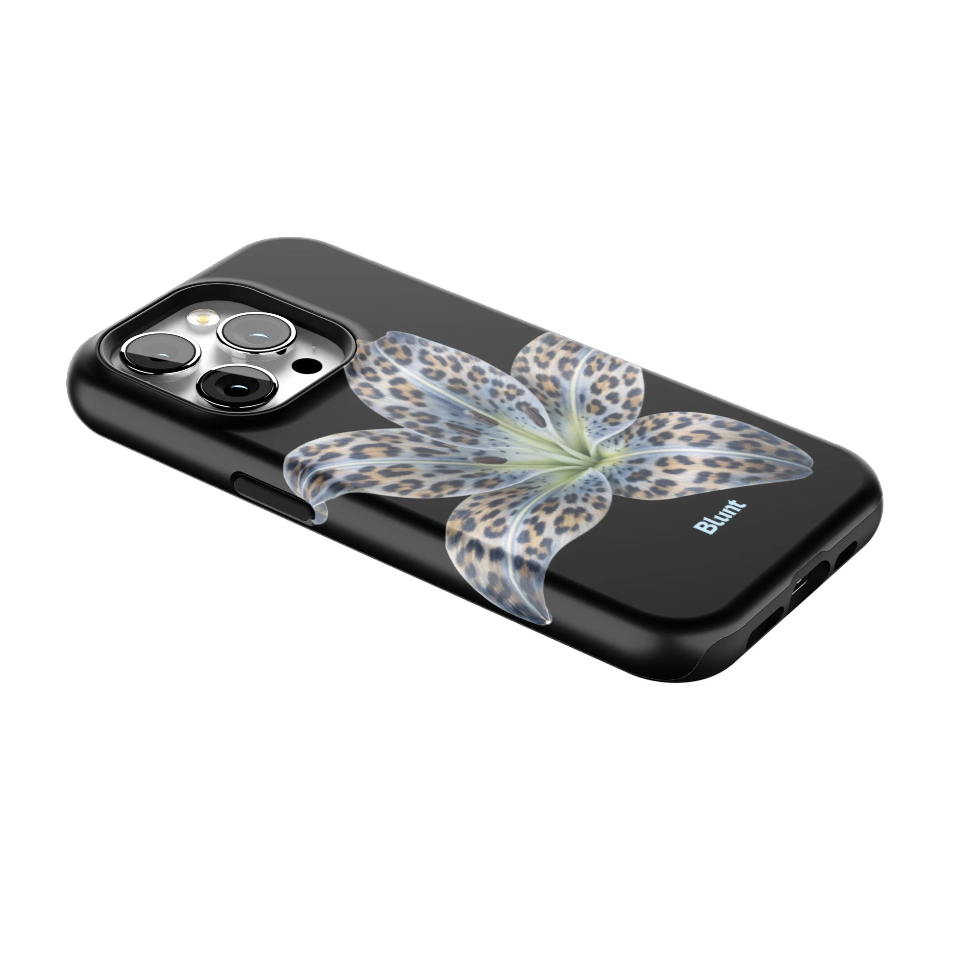 Blue-Leopard-Bloom-iphone-case-iPhone 15 Pro-2