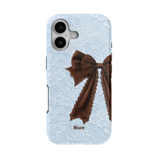 Bleu Bow iPhone Case