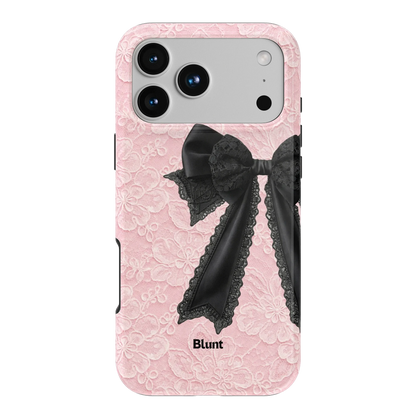 Blushed Bow iPhone Case