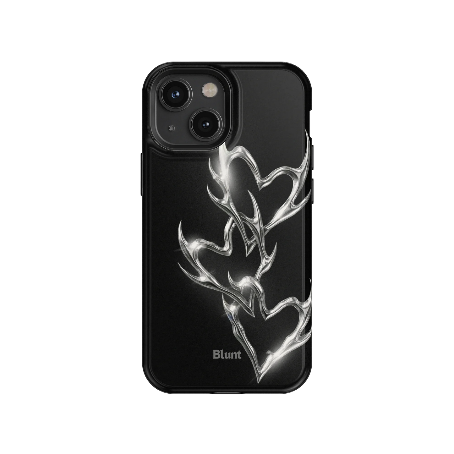 Chrome Flame iPhone Case