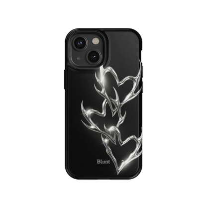 Chrome Flame iPhone Case