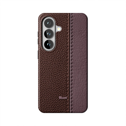 Maroon-Grain-samsung-case-Galaxy S26-1