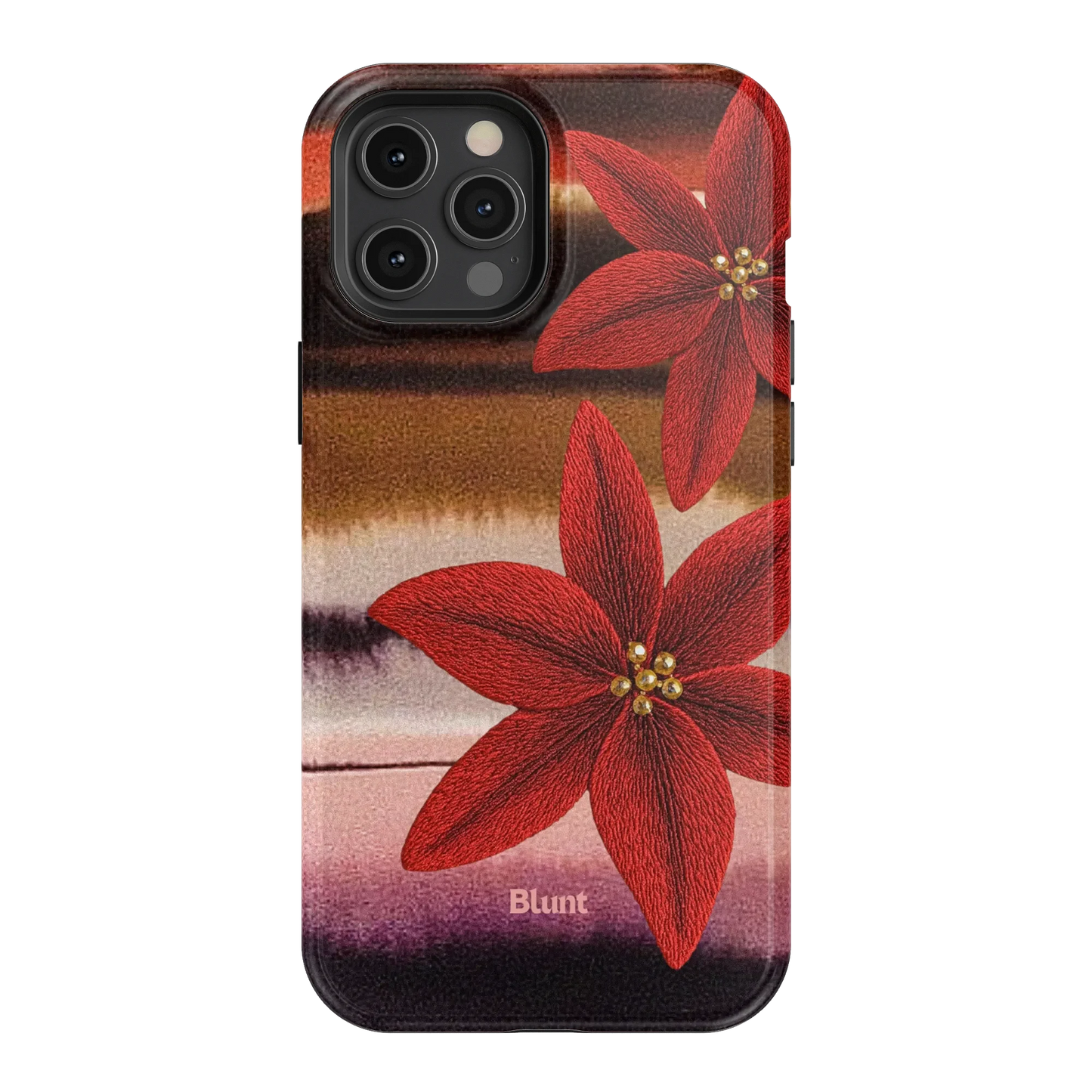 Crimson Bloom iPhone Case
