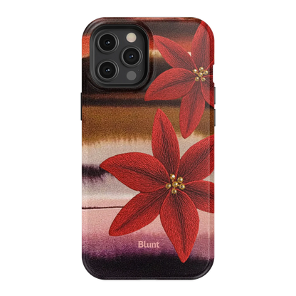 Crimson Bloom iPhone Case