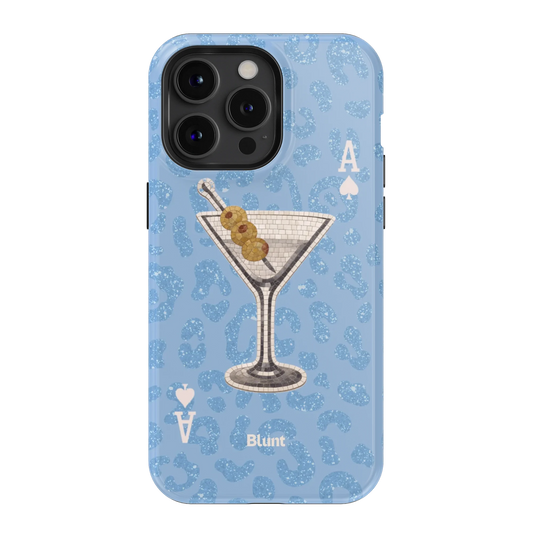 Blue Dirty Martini iPhone Case