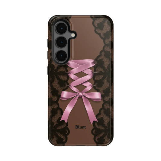 Brown Corset Samsung Case