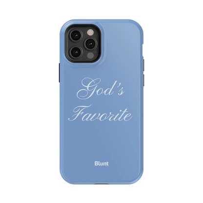 Gods Favorite Blue iPhone Case