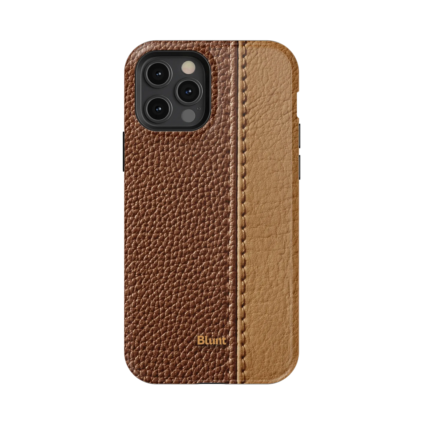 Two-Tone Walnut iPhone Case
