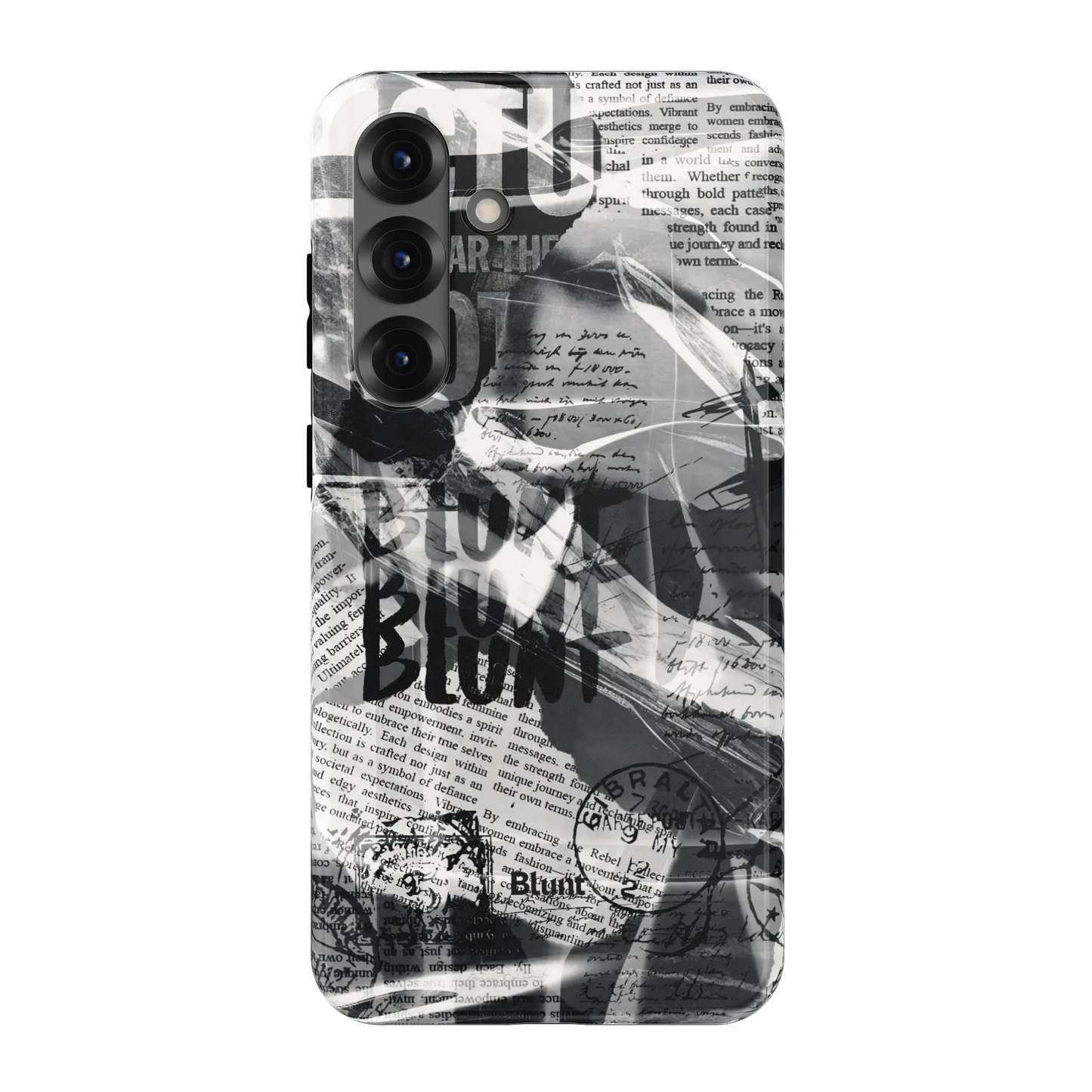 Black Love Letter Samsung Case