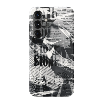 Black Love Letter Samsung Case