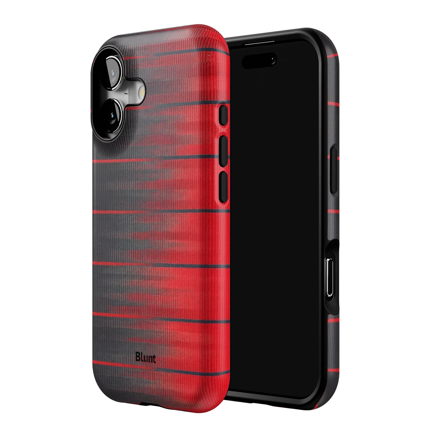 Crimson Stripe iPhone Case