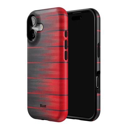 Crimson Stripe iPhone Case