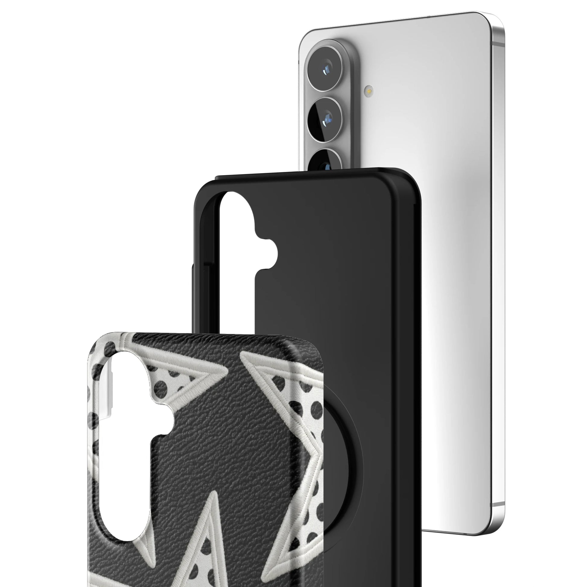 Noir-Polka-Star-samsung-case-Galaxy S26 Plus-3