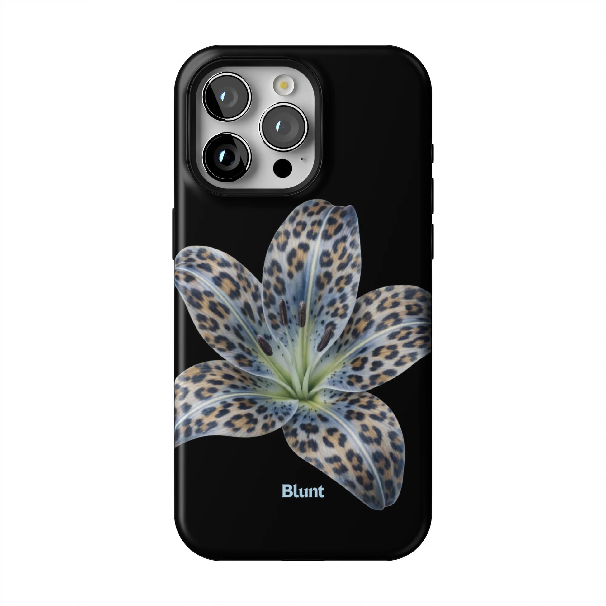 Blue-Leopard-Bloom-iphone-case-iPhone 15 Pro Max-1
