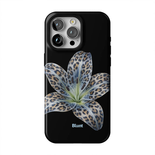 Blue-Leopard-Bloom-iphone-case-iPhone 15 Pro Max-1