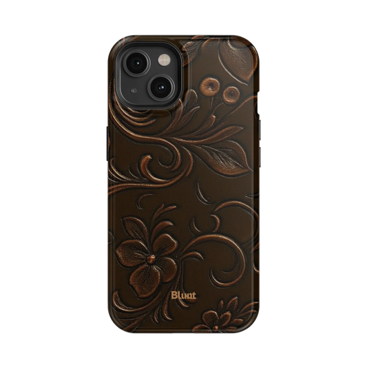 Tooled Leather iPhone Case