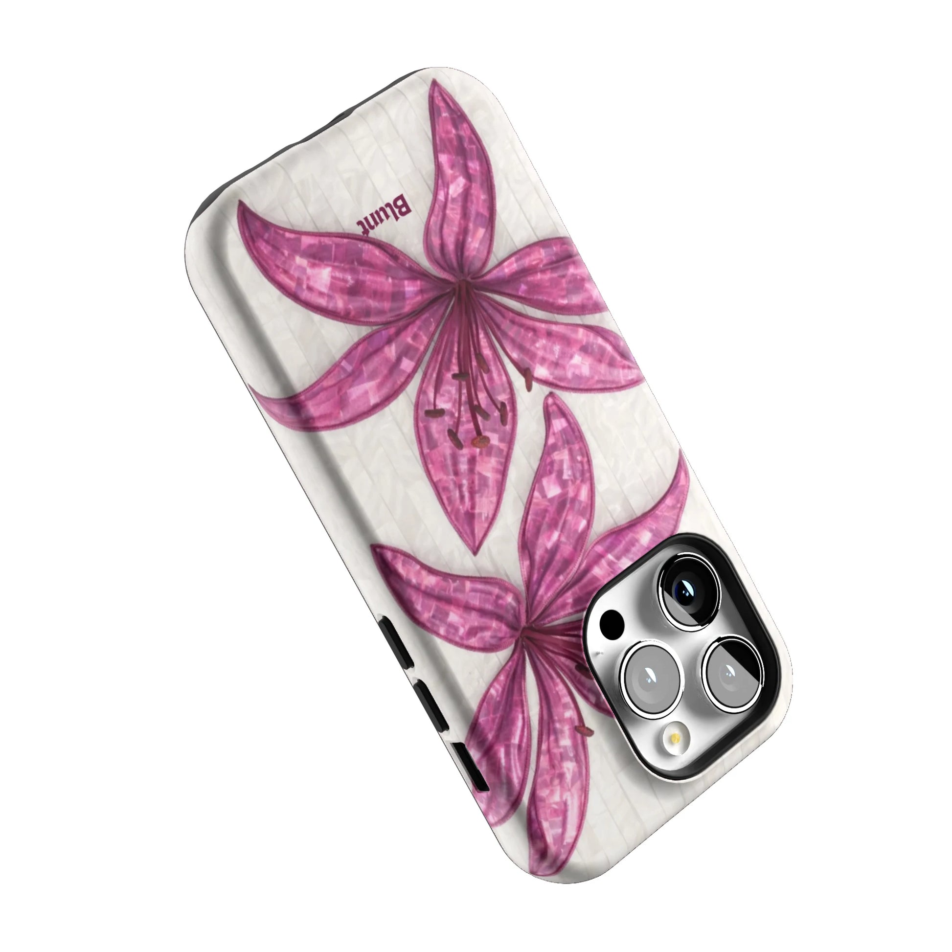 Purple-Floral-Luster-iphone-case-iPhone 14 Pro-4