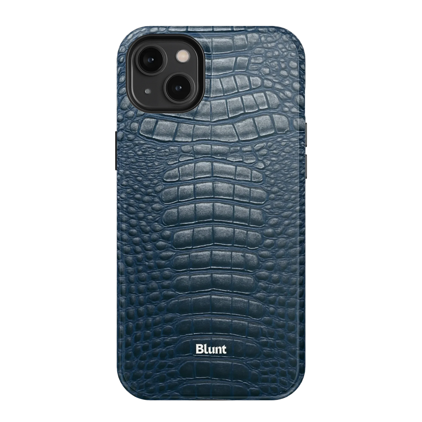 Navy Croc iPhone Case