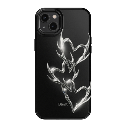 Chrome Flame iPhone Case