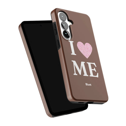 Brown-I-Love-Me-samsung-case-Galaxy S26 Plus-5
