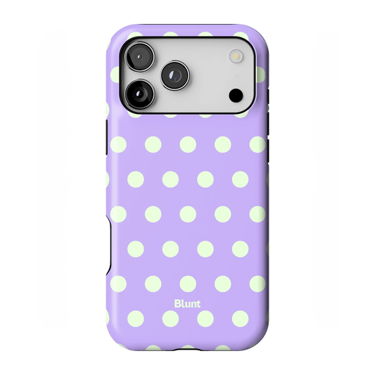 Lavender Mint Polka iPhone Case - Blunt Cases