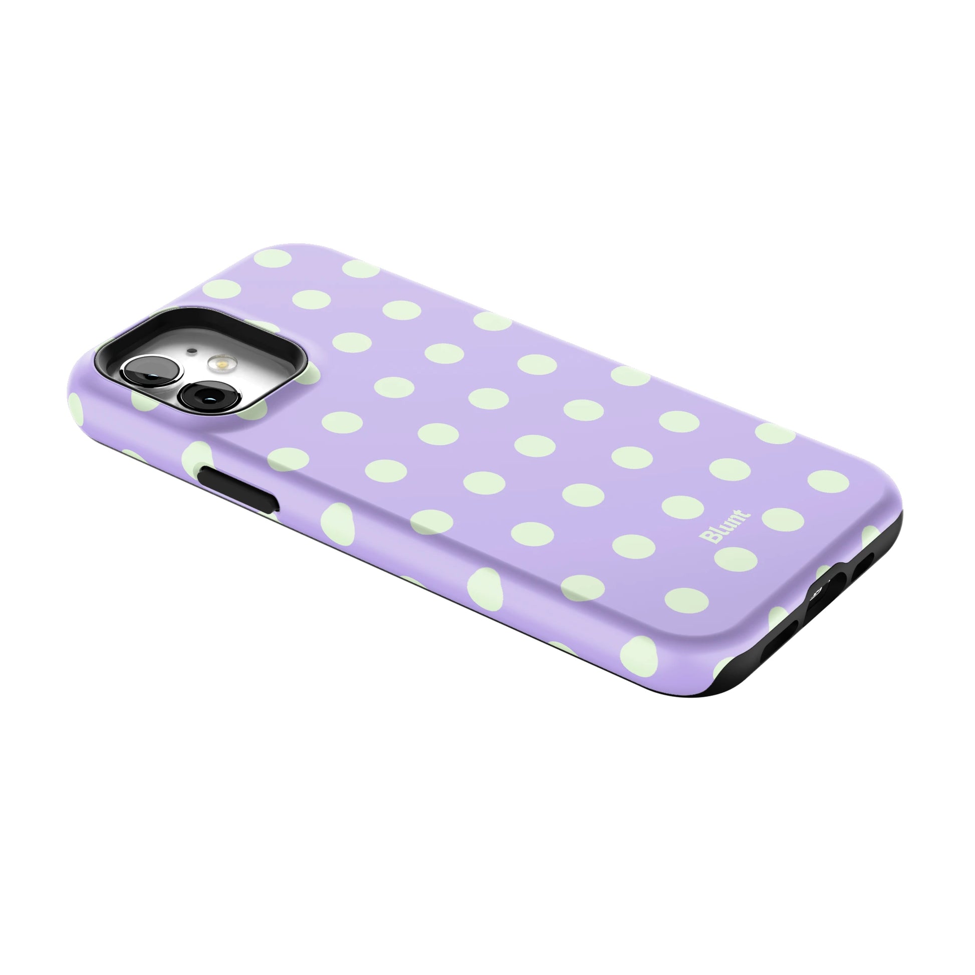 Lavender Mint Polka iPhone Case gallery - Iphone_12_Iphone_2