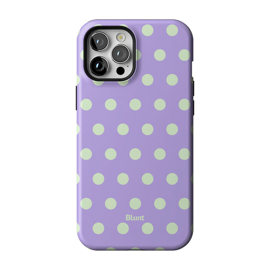Lavender Mint Polka iPhone Case gallery - Iphone_12_Pro_Max_1