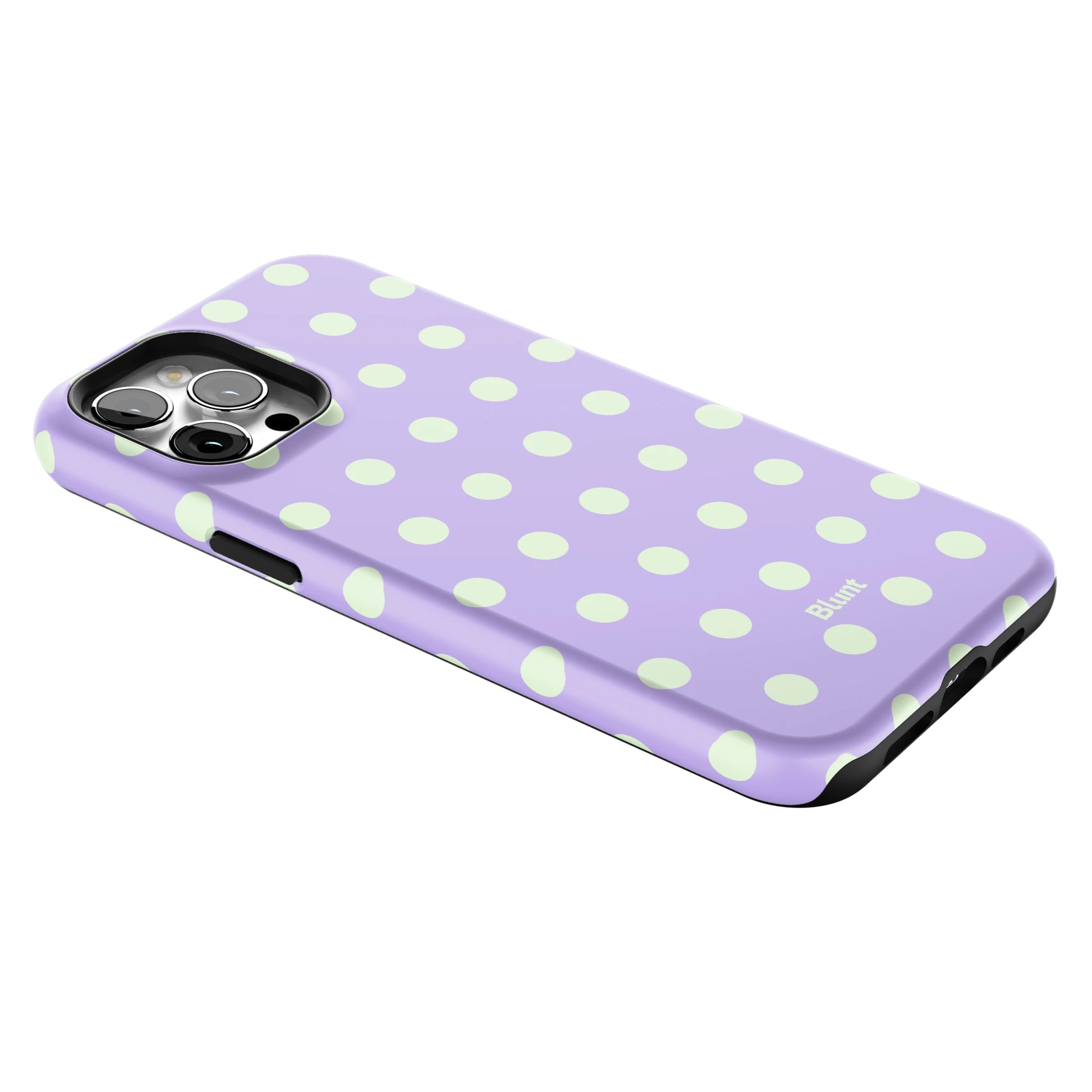 Lavender Mint Polka iPhone Case gallery - Iphone_12_Pro_Max_2