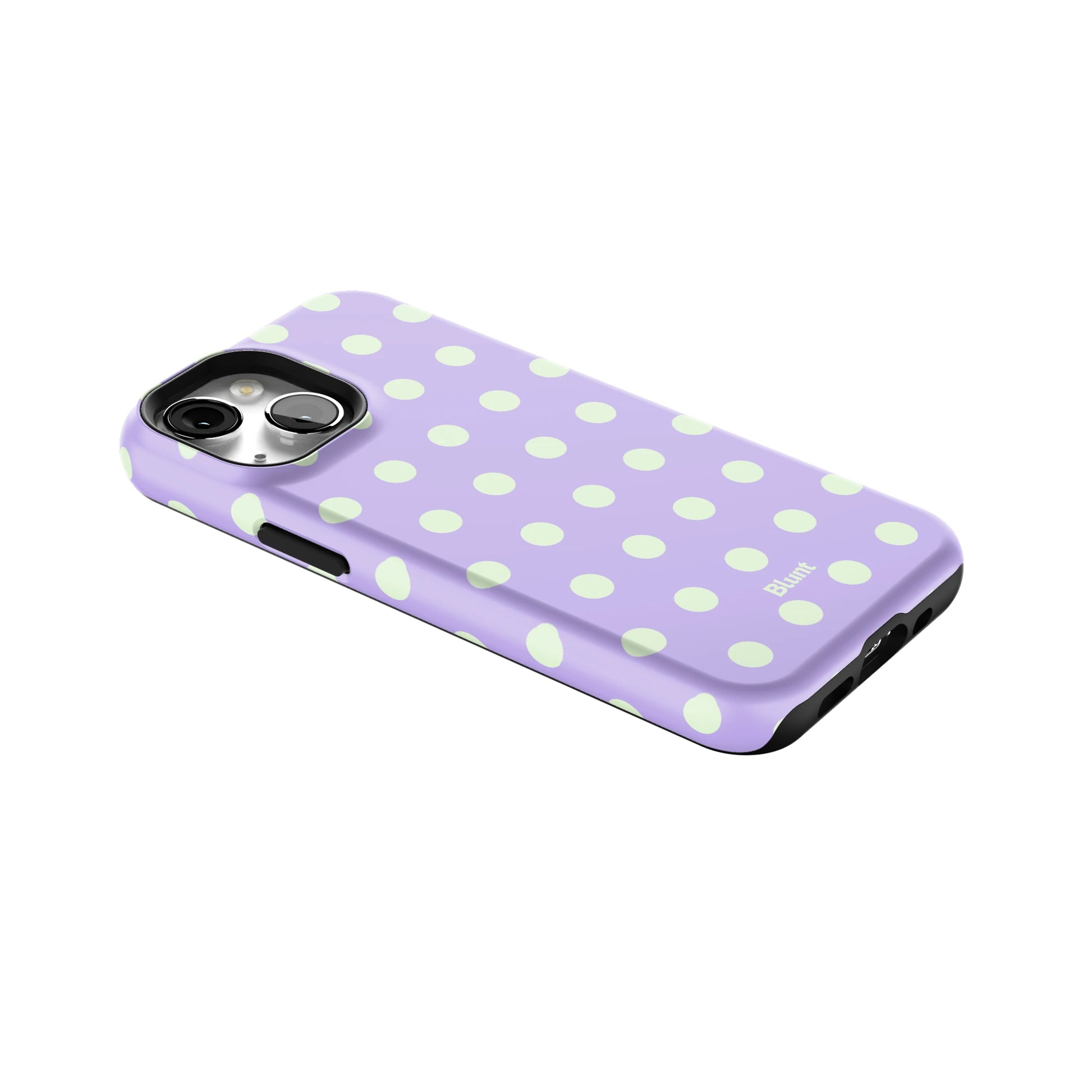 Lavender Mint Polka iPhone Case gallery - Iphone_13_Mini_Air_Plus_2