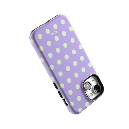 Lavender Mint Polka iPhone Case gallery - Iphone_13_Mini_Air_Plus_5