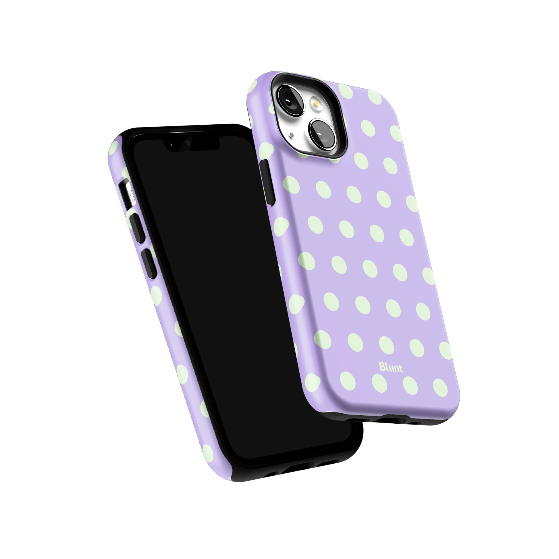Lavender Mint Polka iPhone Case gallery - Iphone_13_Mini_Air_Plus_6
