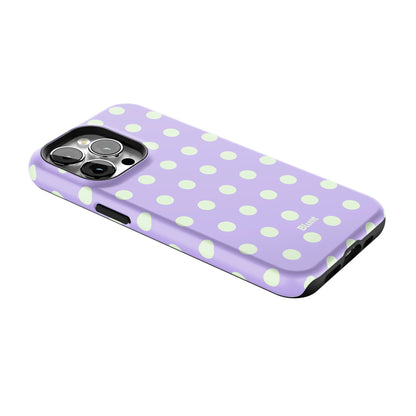 Lavender Mint Polka iPhone Case gallery - Iphone_13_Pro_2