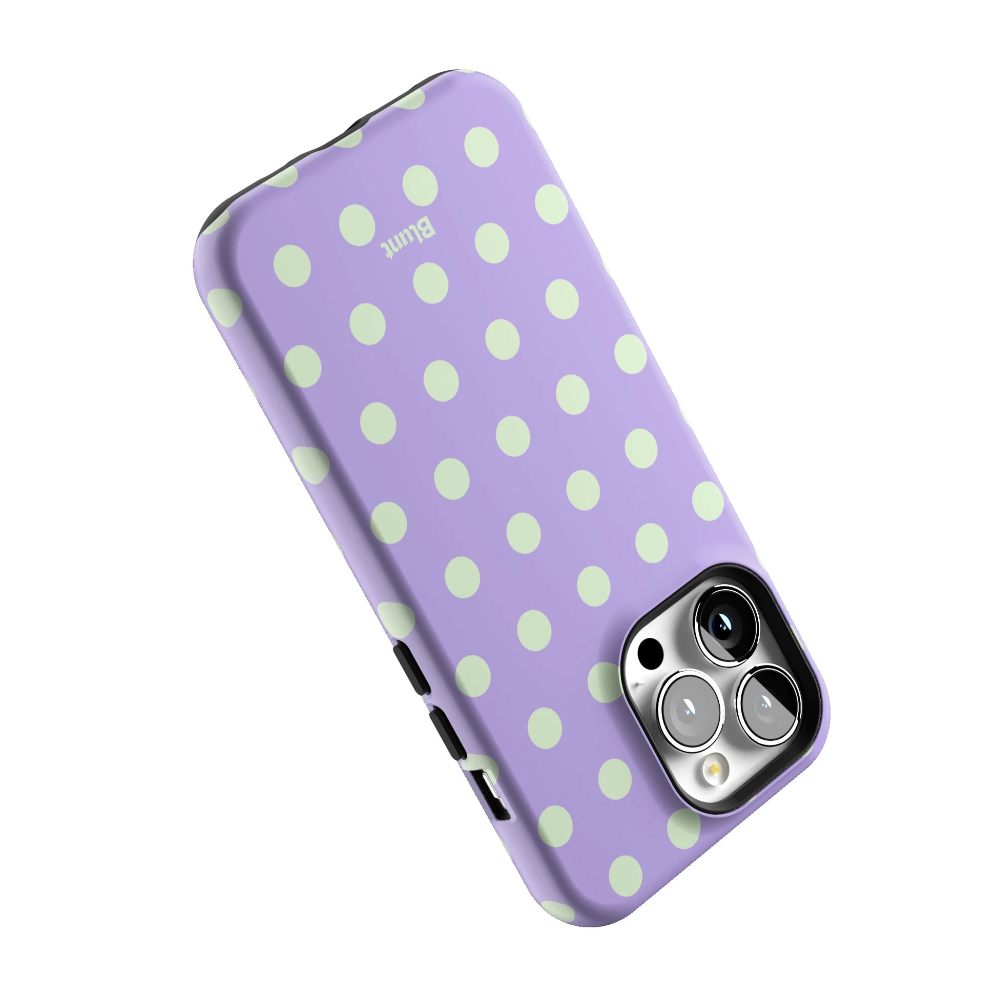 Lavender Mint Polka iPhone Case gallery - Iphone_13_Pro_5