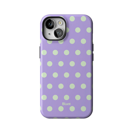 Lavender Mint Polka iPhone Case gallery - Iphone_14_Iphone_1