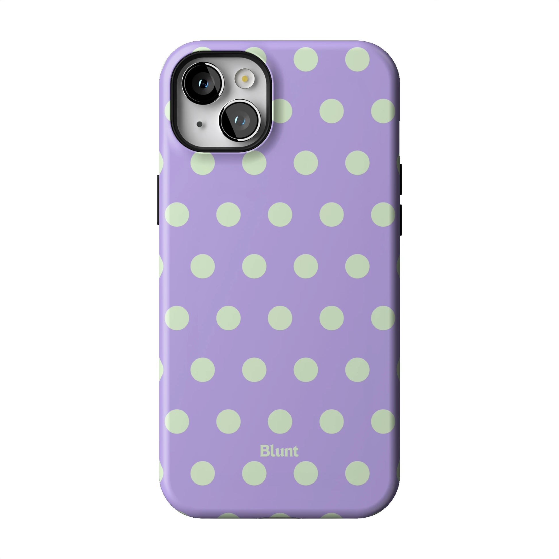 Lavender Mint Polka iPhone Case gallery - Iphone_14_Mini_Air_Plus_1