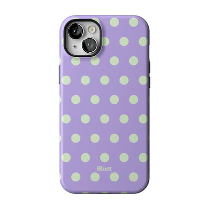 Lavender Mint Polka iPhone Case gallery - Iphone_14_Mini_Air_Plus_1