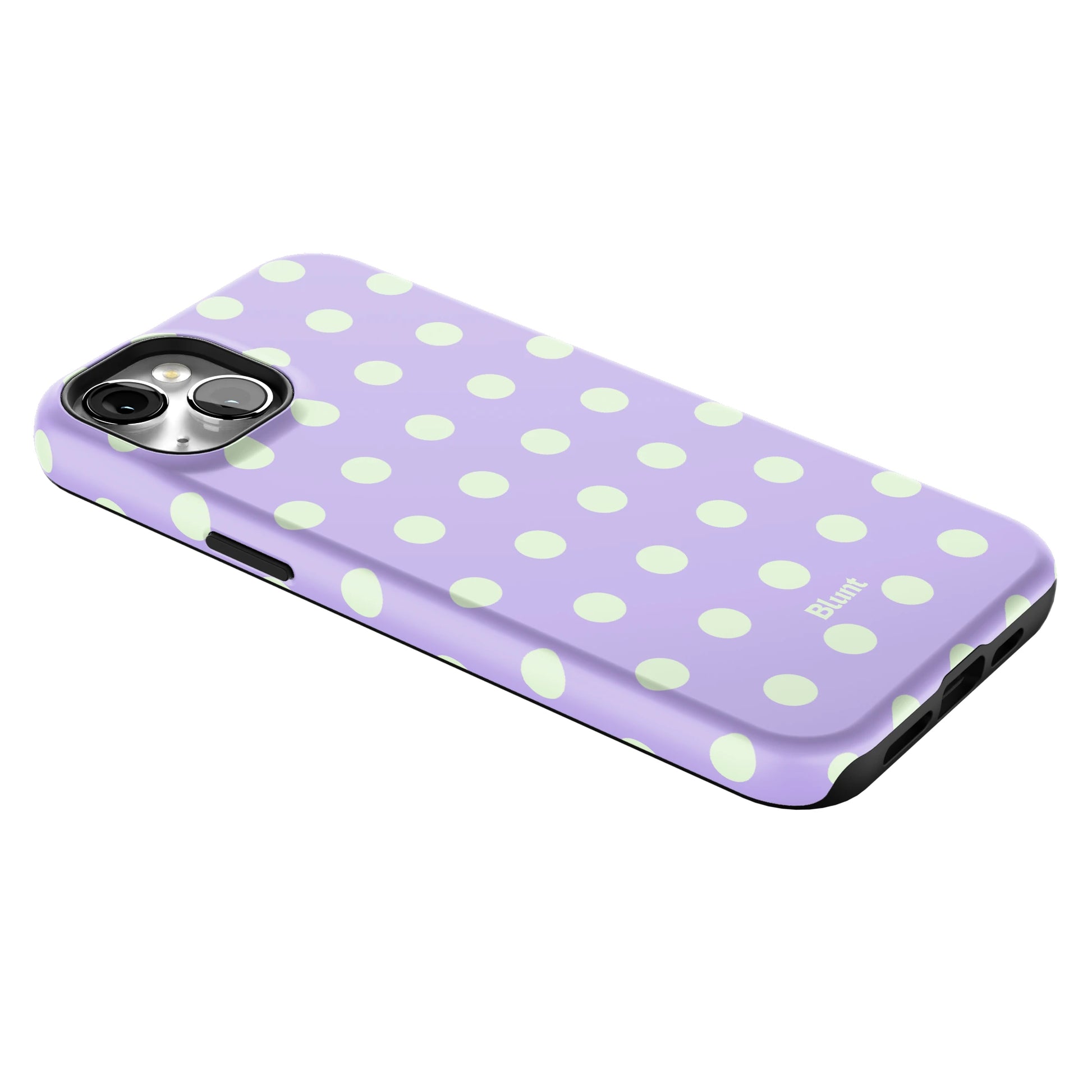 Lavender Mint Polka iPhone Case gallery - Iphone_14_Mini_Air_Plus_2