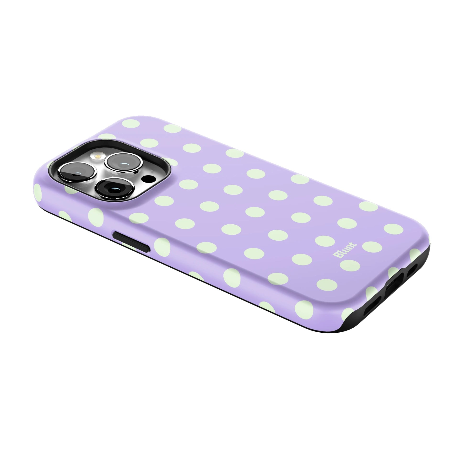 Lavender Mint Polka iPhone Case gallery - Iphone_14_Pro_2