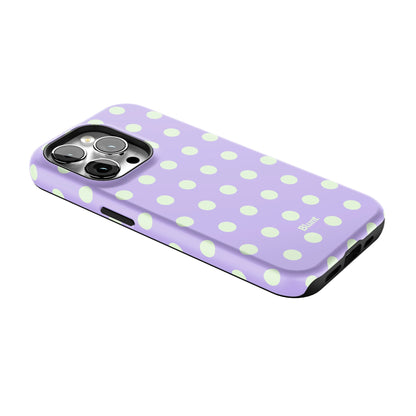 Lavender Mint Polka iPhone Case gallery - Iphone_14_Pro_2