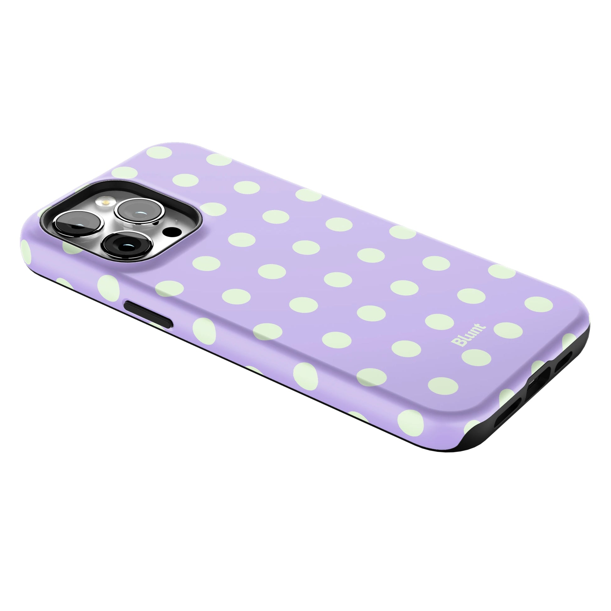 Lavender Mint Polka iPhone Case gallery - Iphone_14_Pro_Max_2