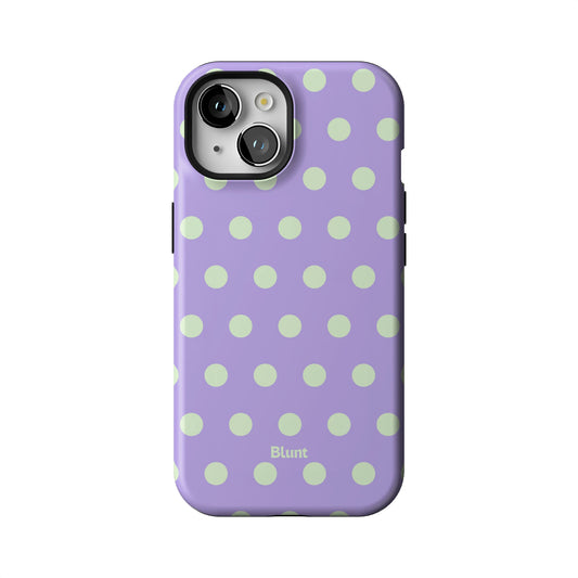 Lavender Mint Polka iPhone Case gallery - Iphone_15_Iphone_1