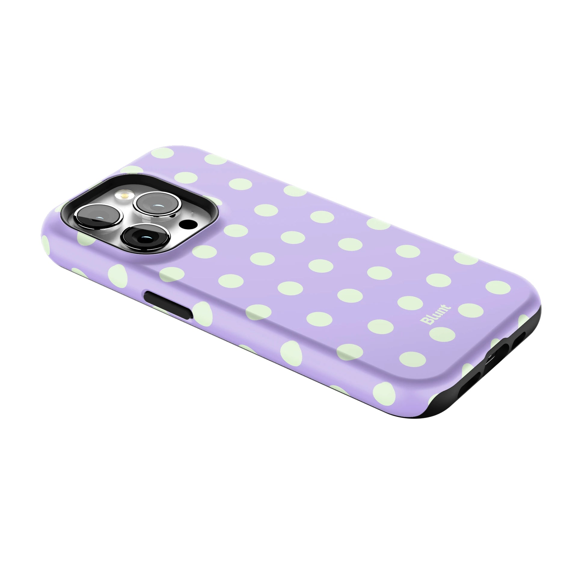 Lavender Mint Polka iPhone Case gallery - Iphone_15_Pro_2