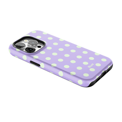 Lavender Mint Polka iPhone Case gallery - Iphone_15_Pro_2